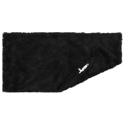 Cushion Cover 12 pcs HEERLEN Black 40 x 80 cm PV Fleece