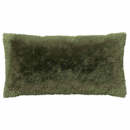 Cushion Cover 2 pcs HEERLEN Green 40 x 80 cm PV Fleece