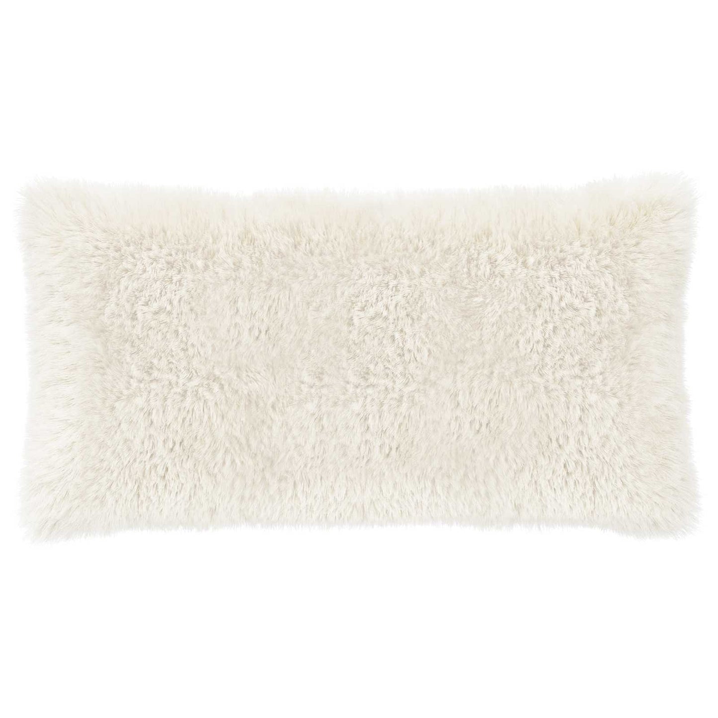 Cushion Cover 6 pcs HEERLEN White 40 x 80 cm PV Fleece
