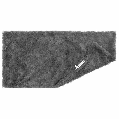 Cushion Cover 2 pcs HEERLEN Light Grey 40 x 80 cm PV Fleece