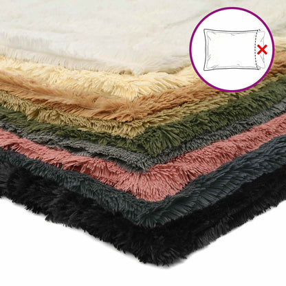 Cushion Cover 12 pcs HEERLEN Light Grey 40 x 80 cm PV Fleece