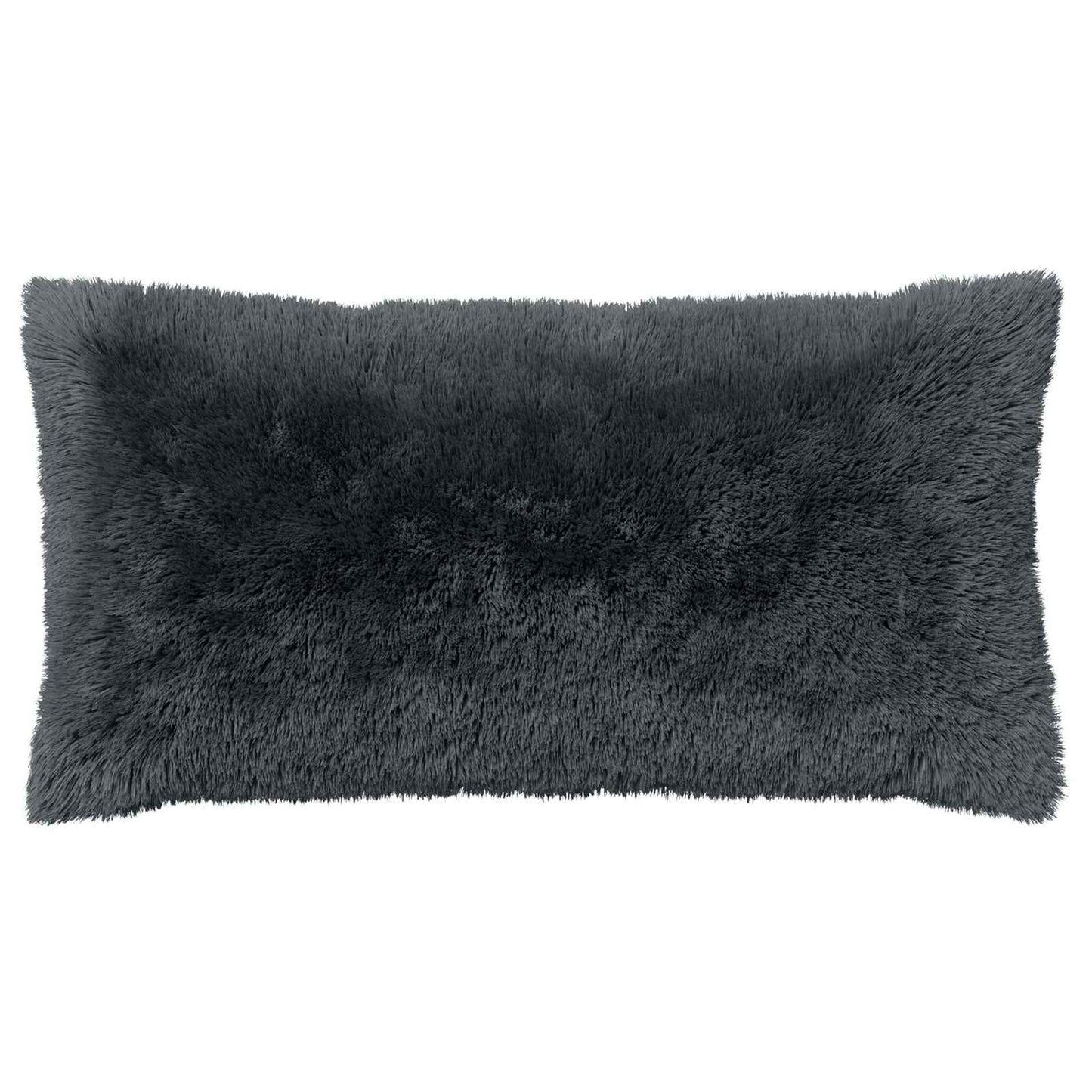 Cushion Cover 6 pcs HEERLEN Anthracite 40 x 80 cm PV Fleece