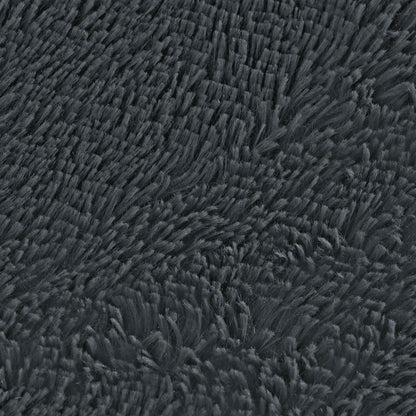Cushion Cover 12 pcs HEERLEN Anthracite 40 x 80 cm PV Fleece