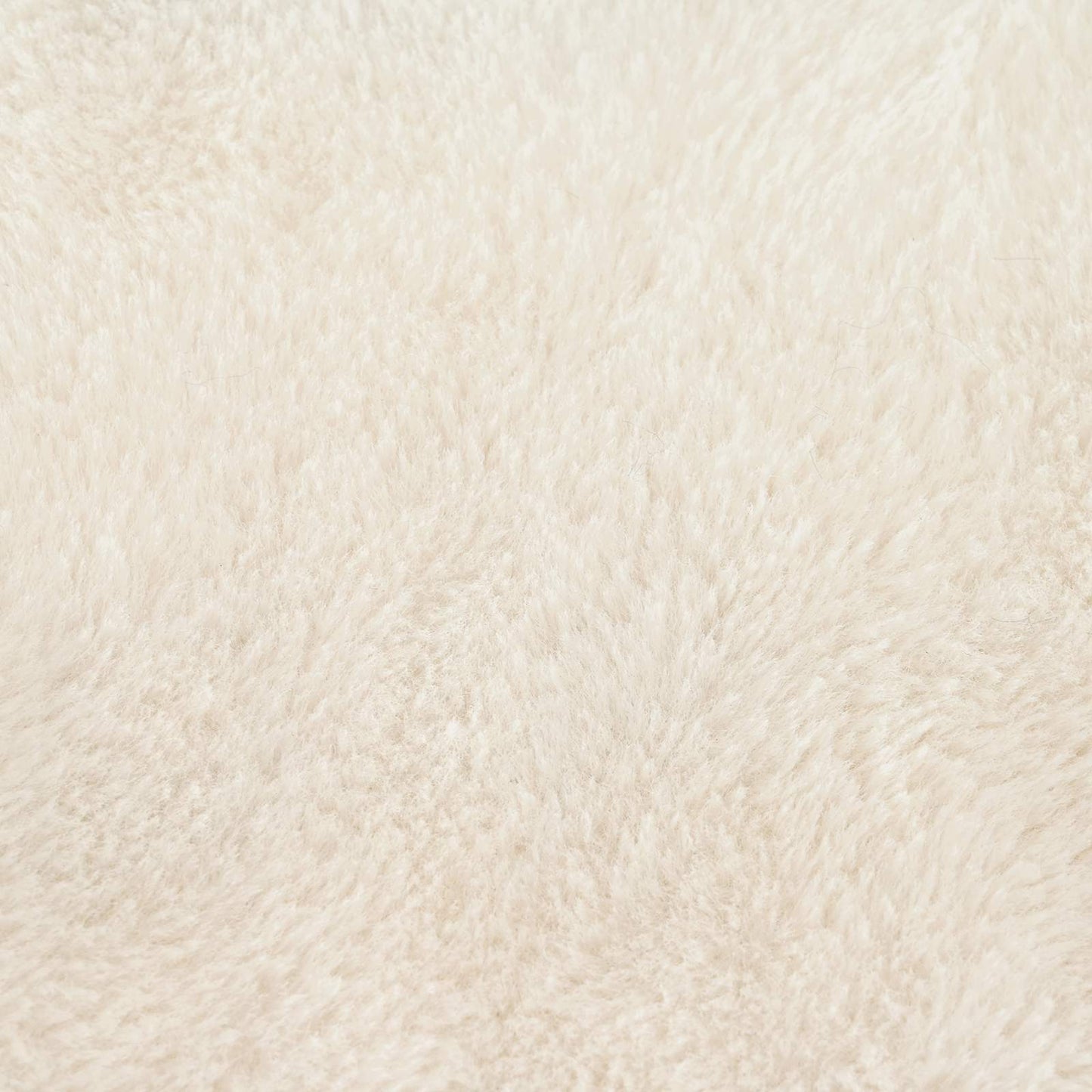 Cushion Cover 2 pcs HEERLEN White 40 x 80 cm Faux Rabbit Fur