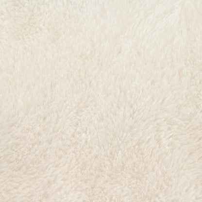 Cushion Cover 2 pcs HEERLEN White 40 x 80 cm Faux Rabbit Fur