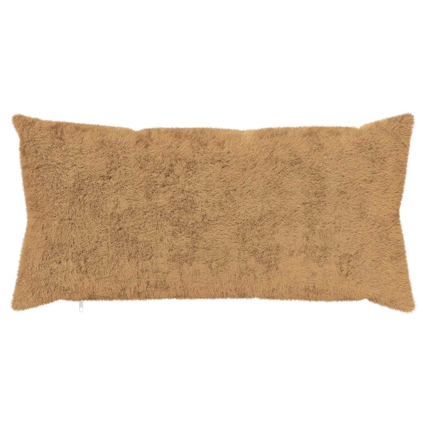 Cushion Cover 12 pcs HEERLEN Taupe 40 x 80 cm Faux Rabbit Fur