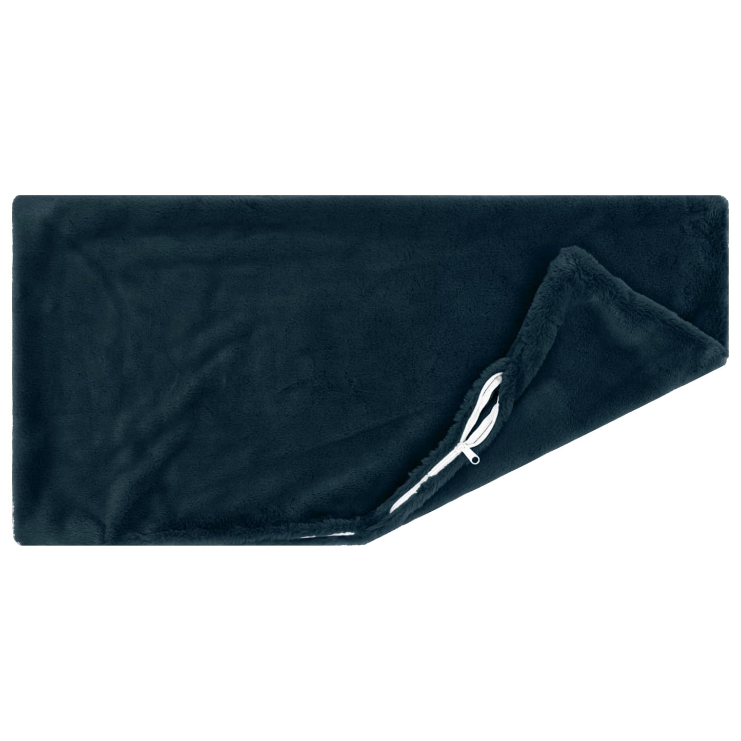 Cushion Cover 2 pcs HEERLEN Navy Blue 40 x 80 cm