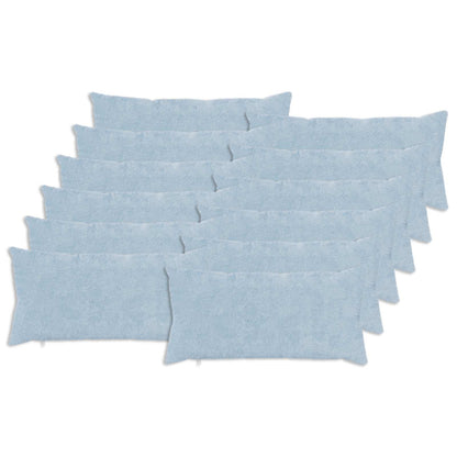 Cushion Cover 12 pcs HEERLEN Light Blue 40 x 80 cm
