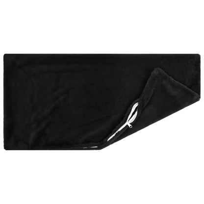 Cushion Cover 2 pcs HEERLEN Black 40 x 80 cm Faux Rabbit Fur