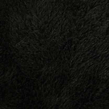 Cushion Cover 6 pcs HEERLEN Black 40 x 80 cm Faux Rabbit Fur