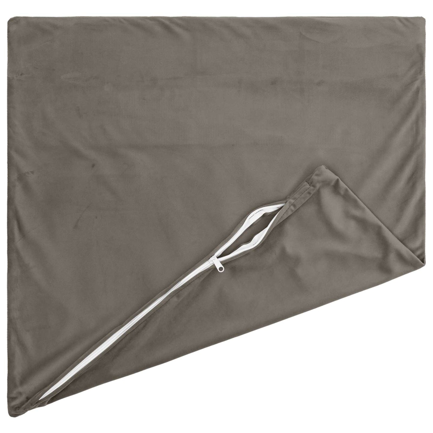 Cushion Cover 6 pcs HEERLEN Light Grey 45 x 45 cm Velvet