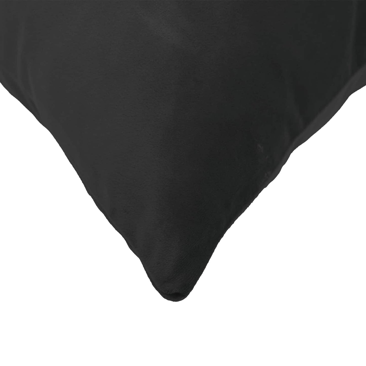 Cushion Cover 2 pcs HEERLEN Black 45 x 45 cm Velvet