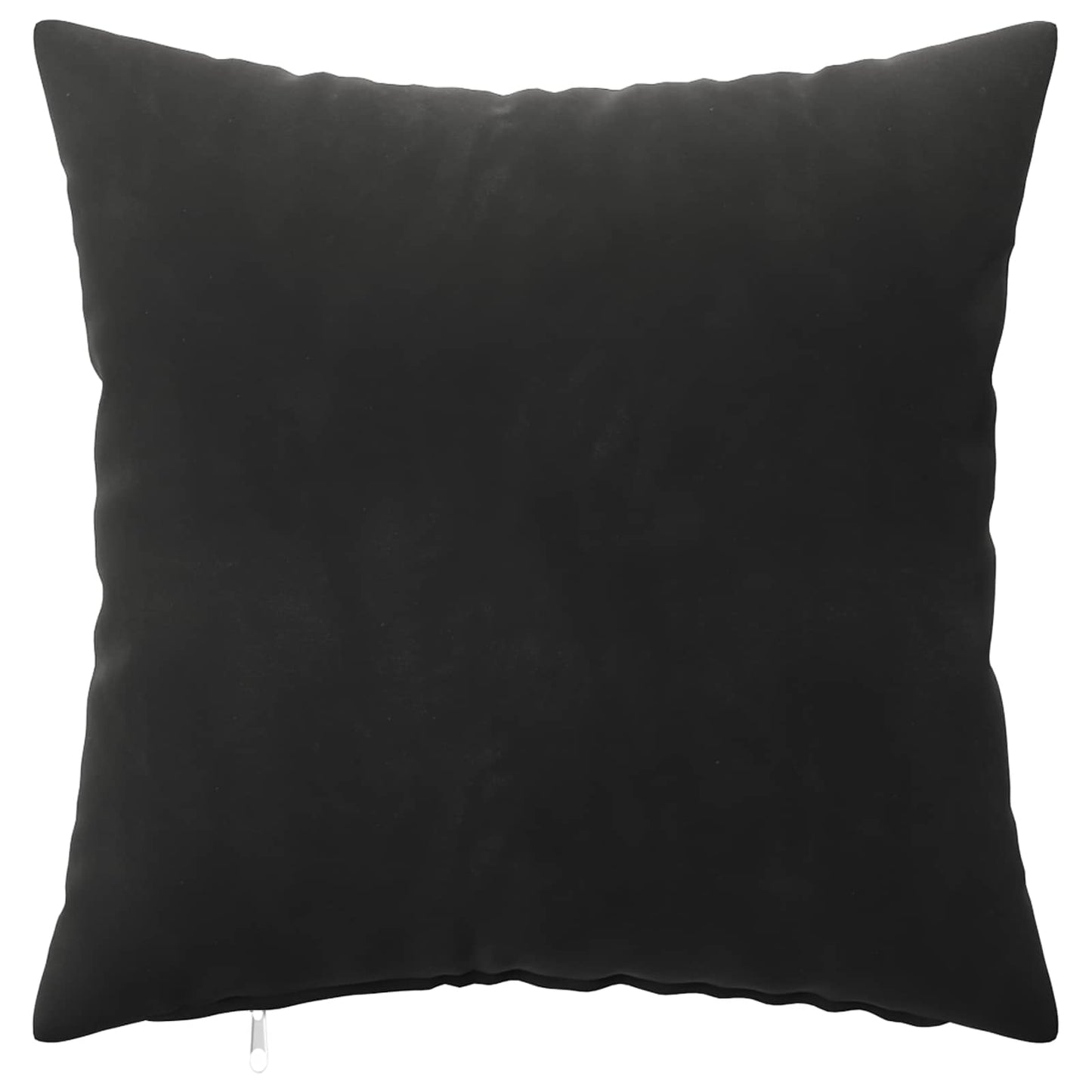 Cushion Cover 6 pcs HEERLEN Black 45 x 45 cm Velvet