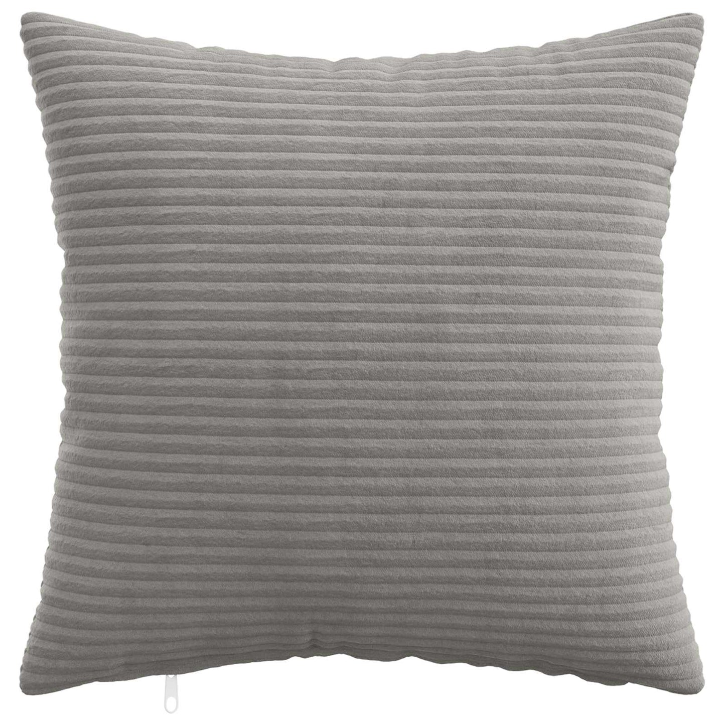 Cushion Cover 6 pcs HEERLEN Light Grey 45 x 45 cm Corduroy