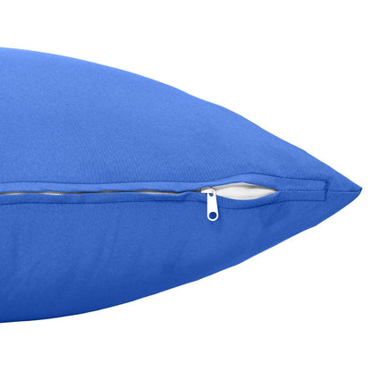 Cushion Cover 12 pcs HEERLEN Royal Blue 45 x 45 cm Polyester