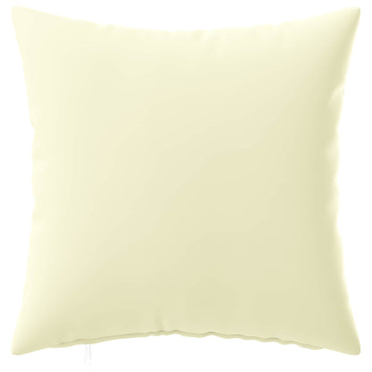 Cushion Cover 6 pcs HEERLEN Cream 45 x 45 cm Polyester