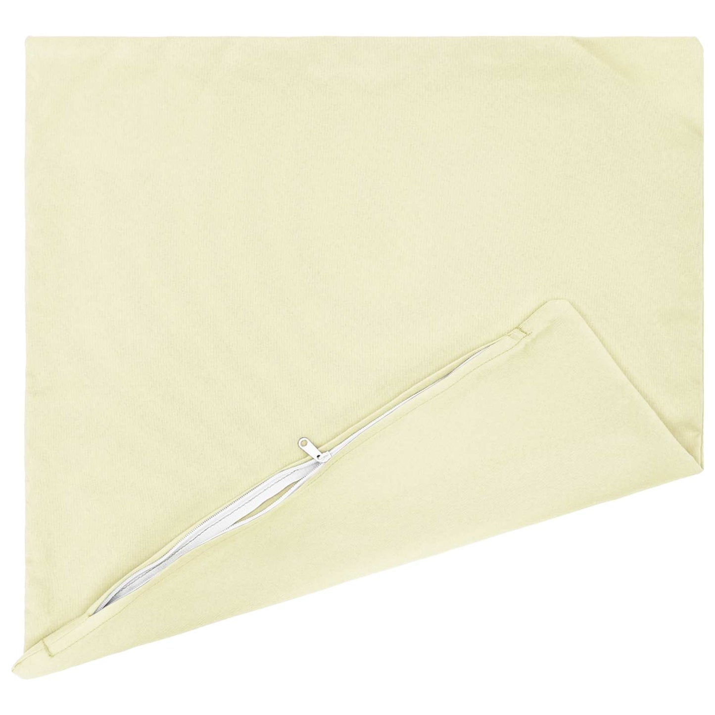 Cushion Cover 12 pcs HEERLEN Cream 45 x 45 cm Polyester