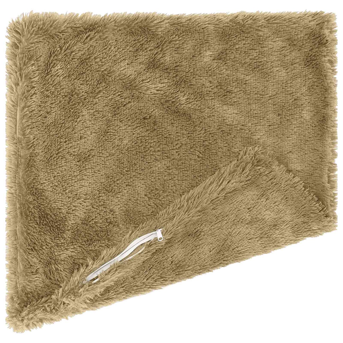 Cushion Cover 2 pcs HEERLEN Light Green 45 x 45 cm PV Fleece