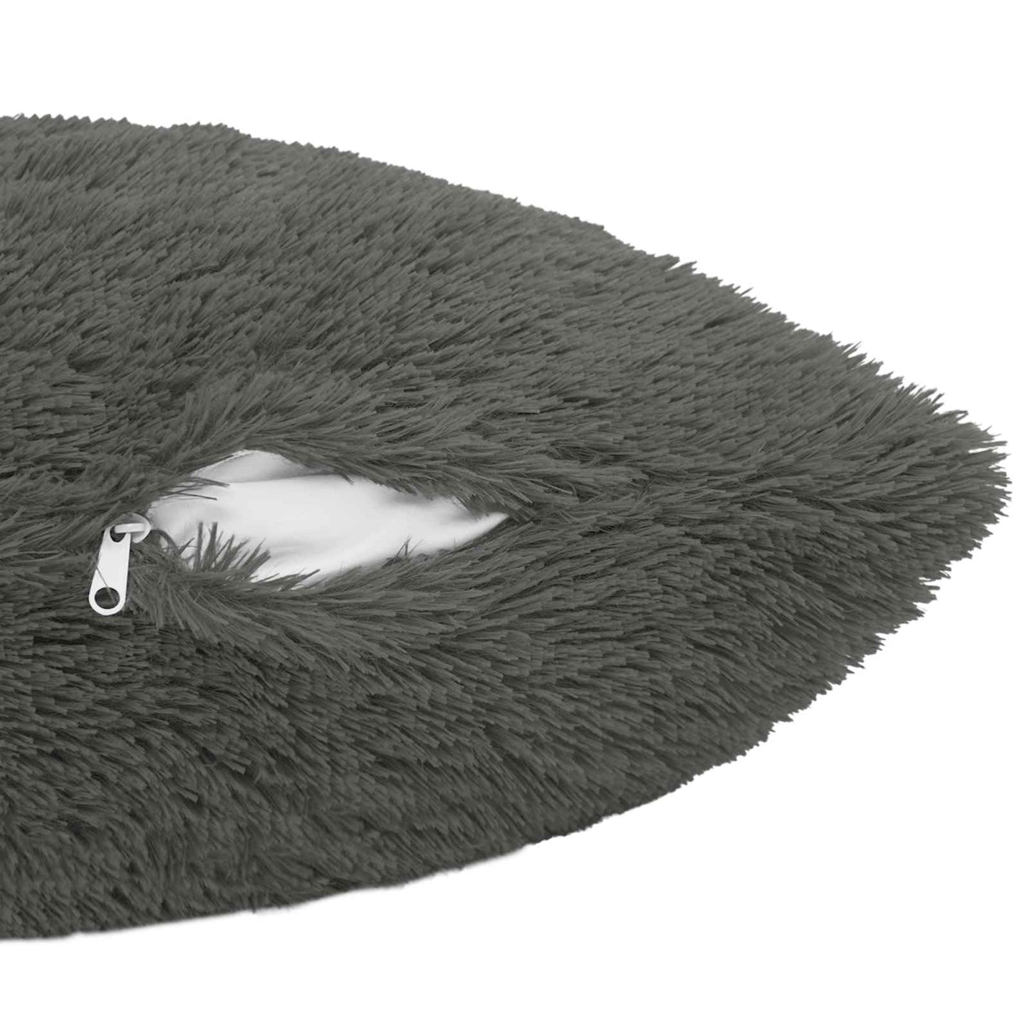 Cushion Cover 2 pcs HEERLEN Light Grey 45 x 45 cm PV Fleece