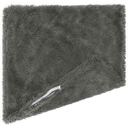 Cushion Cover 6 pcs HEERLEN Light Grey 45 x 45 cm PV Fleece