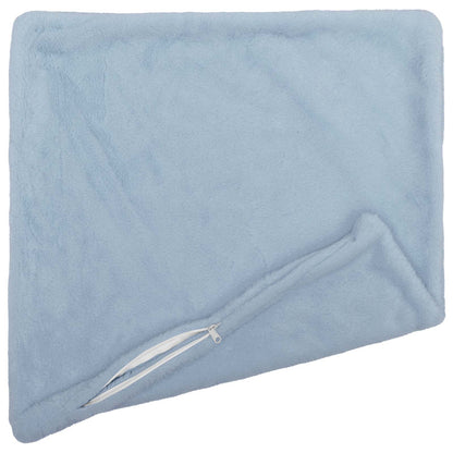 Cushion Cover 12 pcs HEERLEN Light Blue 45 x 45 cm