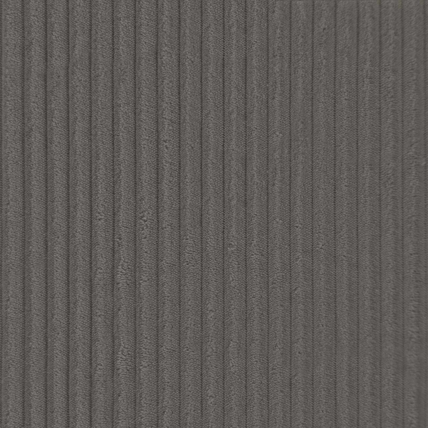 Cushion Cover 6 pcs HEERLEN Dark Grey 50 x 50 cm Corduroy