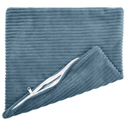 Cushion Cover 6 pcs HEERLEN Blue 50 x 50 cm Corduroy