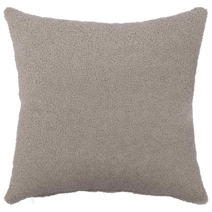 Cushion Cover 12 pcs HEERLEN Light Grey 50 x 50 cm Bouclé