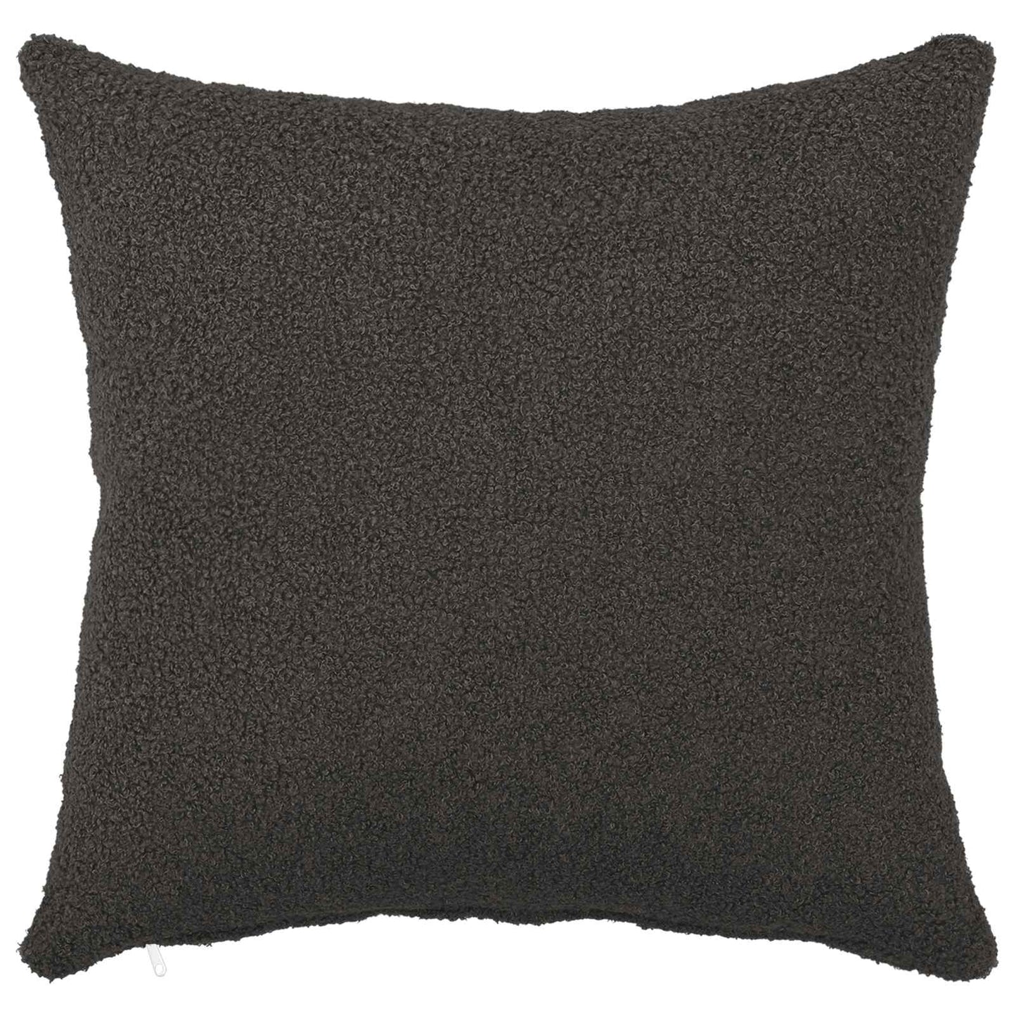 Cushion Cover 12 pcs HEERLEN Dark Grey 50 x 50 cm Bouclé