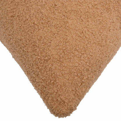 Cushion Cover 6 pcs HEERLEN Beige 50 x 50 cm Bouclé