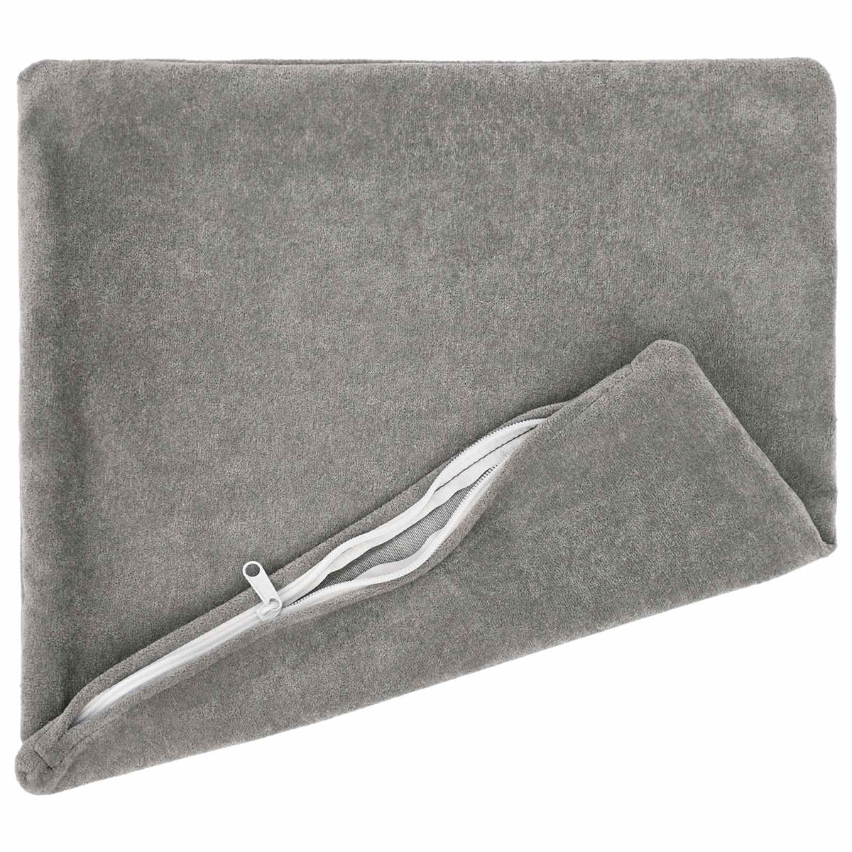 Cushion Cover 12 pcs HEERLEN Light Grey 50 x 50 cm