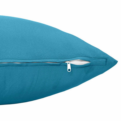 Cushion Cover 12 pcs HEERLEN Light Blue 50 x 50 cm Polyester