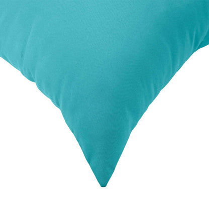 Cushion Cover 12 pcs HEERLEN Turquoise 50 x 50 cm Polyester