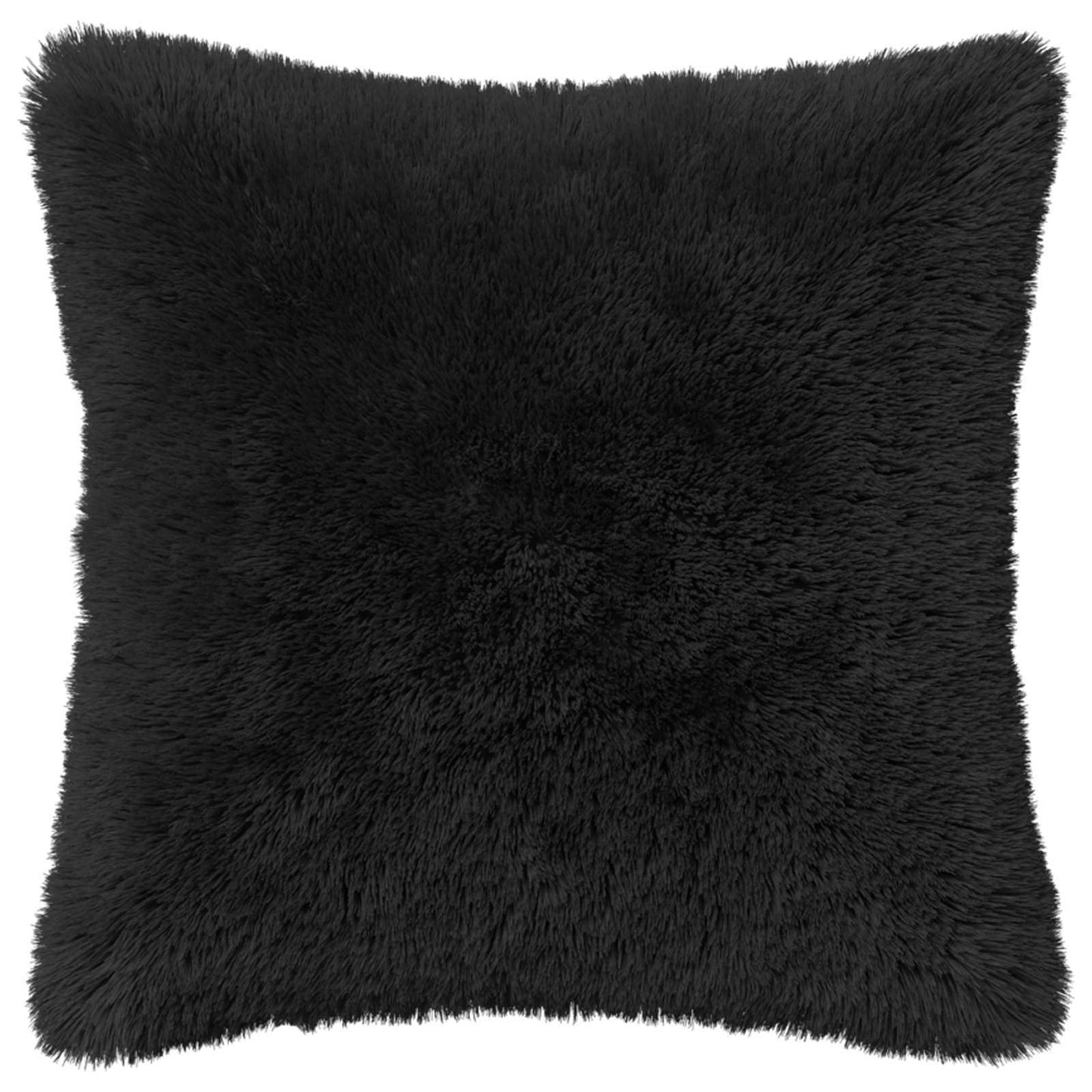 Cushion Cover 6 pcs HEERLEN Black 50 x 50 cm PV Fleece