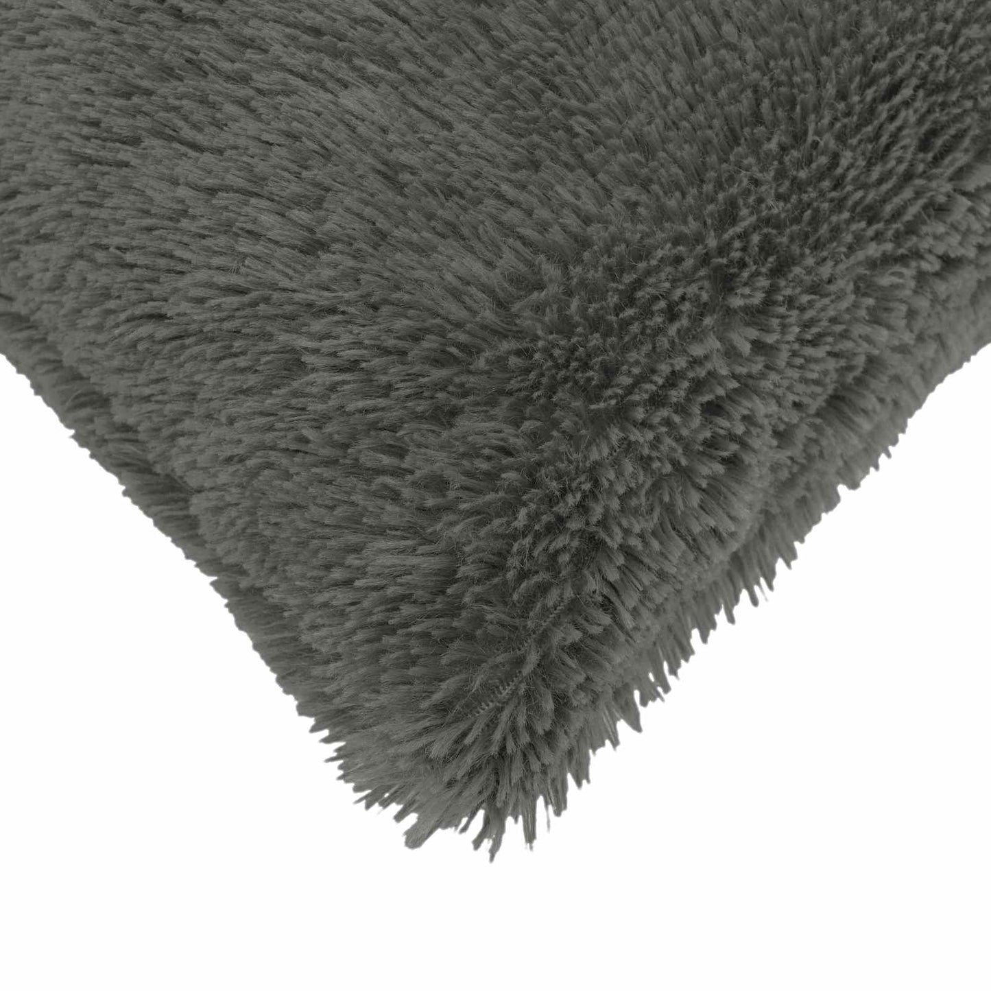 Cushion Cover 12 pcs HEERLEN Light Grey 50 x 50 cm PV Fleece