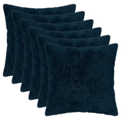Cushion Cover 6 pcs HEERLEN Navy Blue 50 x 50 cm