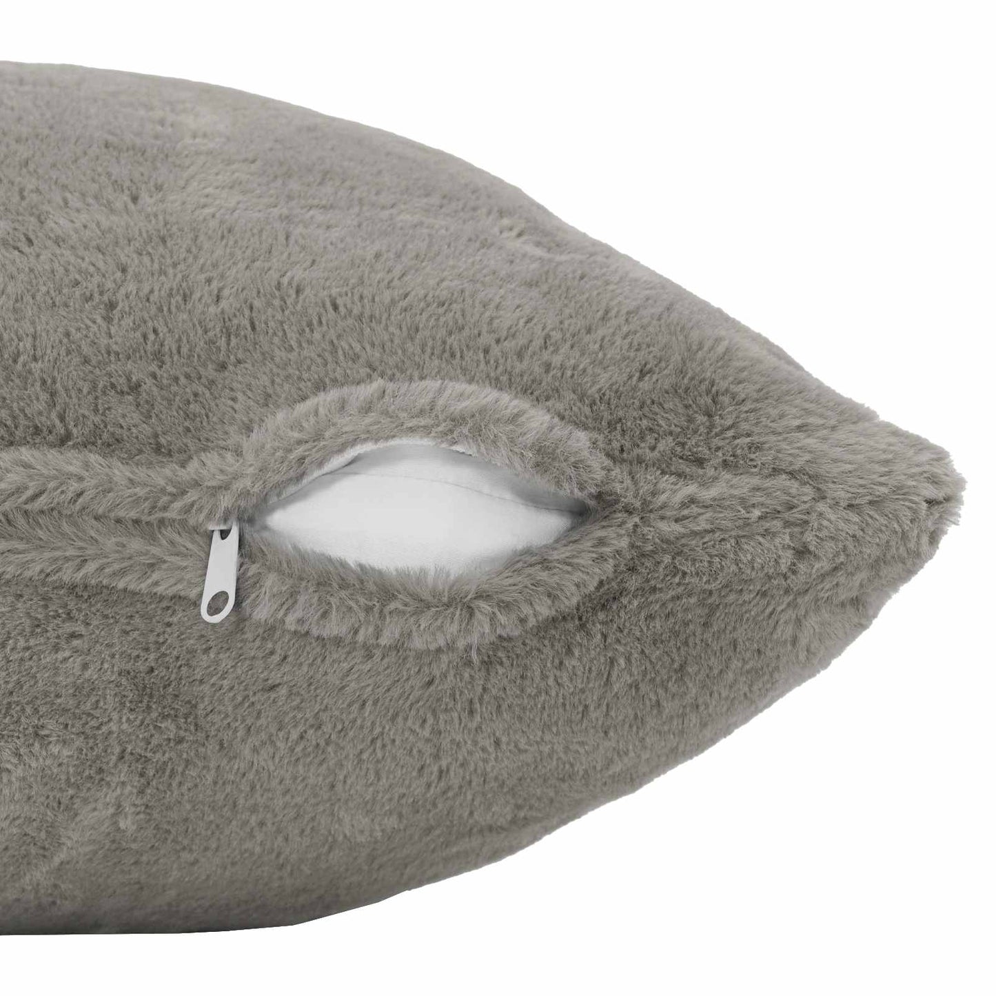 Cushion Cover 12 pcs HEERLEN Light Grey 50 x 50 cm
