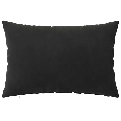 Cushion Cover 2 pcs HEERLEN Black 50 x 70 cm Velvet