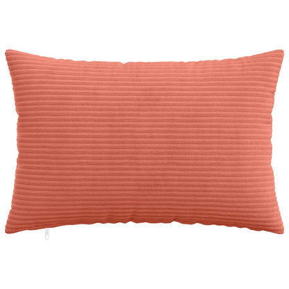 Cushion Cover 6 pcs HEERLEN Red Orange 50 x 70 cm Corduroy