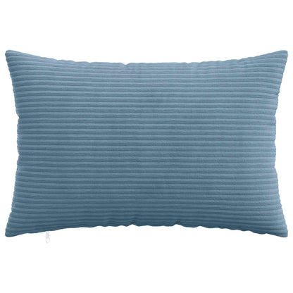 Cushion Cover 6 pcs HEERLEN Blue 50 x 70 cm Corduroy