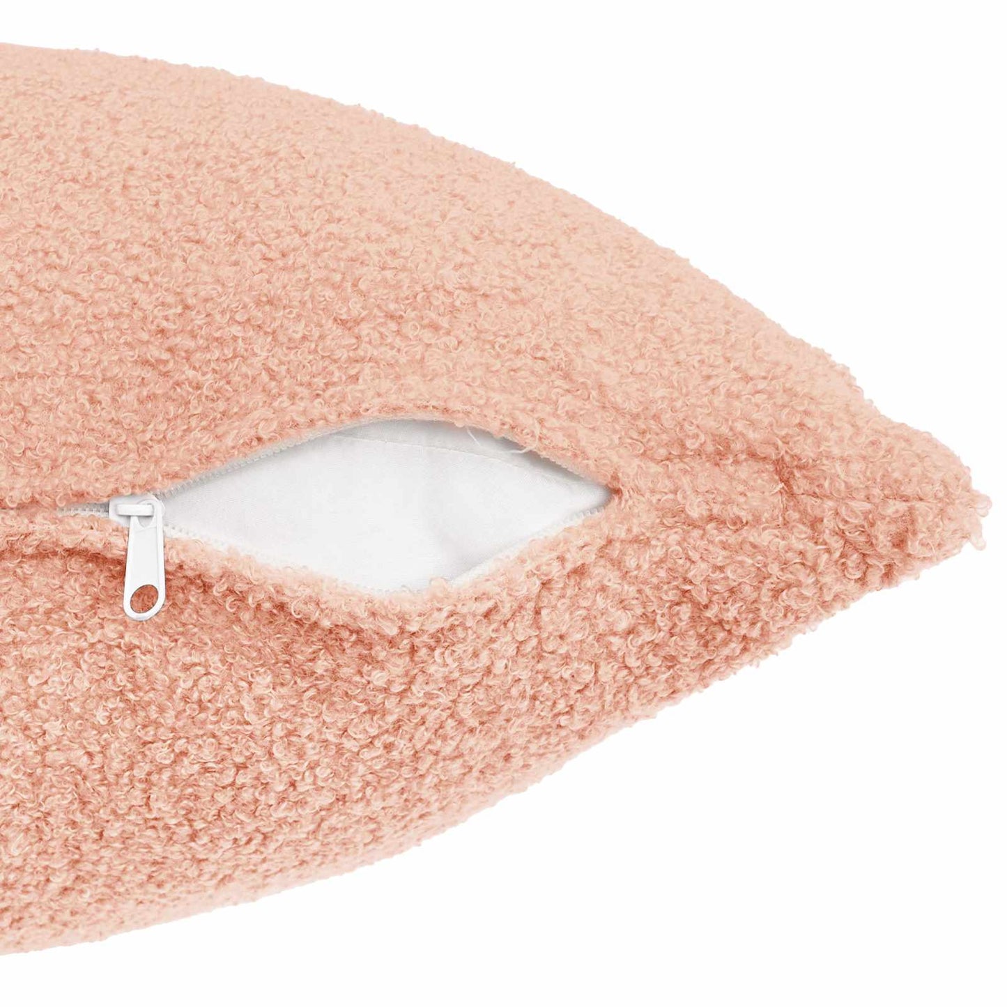 Cushion Cover 6 pcs HEERLEN Pink 50 x 70 cm Bouclé