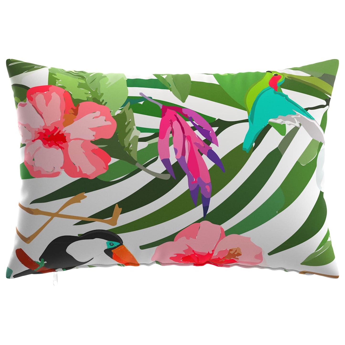 Cushion Cover 6 pcs HEERLEN Black 50 x 70 cm Polyester