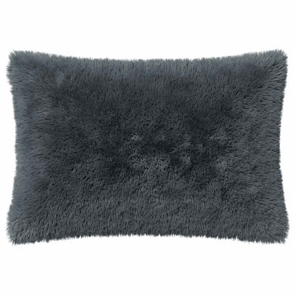 Cushion Cover 2 pcs HEERLEN Anthracite 50 x 70 cm PV Fleece