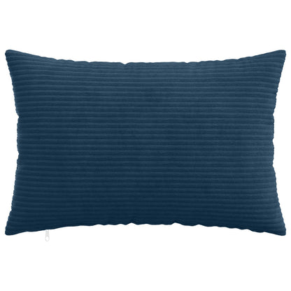 Cushion Cover 6 pcs HEERLEN Navy Blue 50 x 75 cm Corduroy