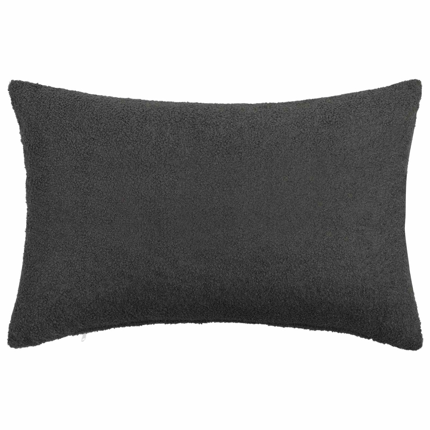 Cushion Cover 6 pcs HEERLEN Dark Grey 50 x 75 cm Bouclé