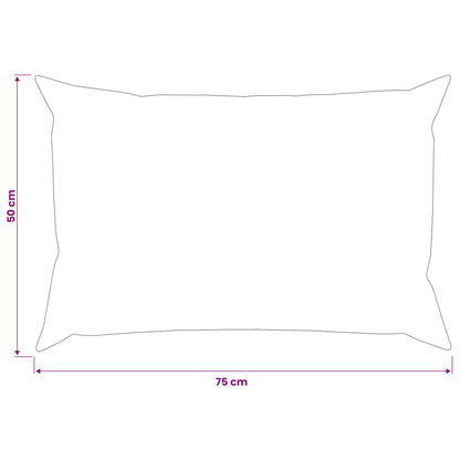 Cushion Cover 6 pcs HEERLEN Bright Green 50 x 75 cm Polyester