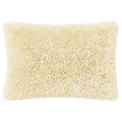Cushion Cover 2 pcs HEERLEN Cream 50 x 75 cm PV Fleece