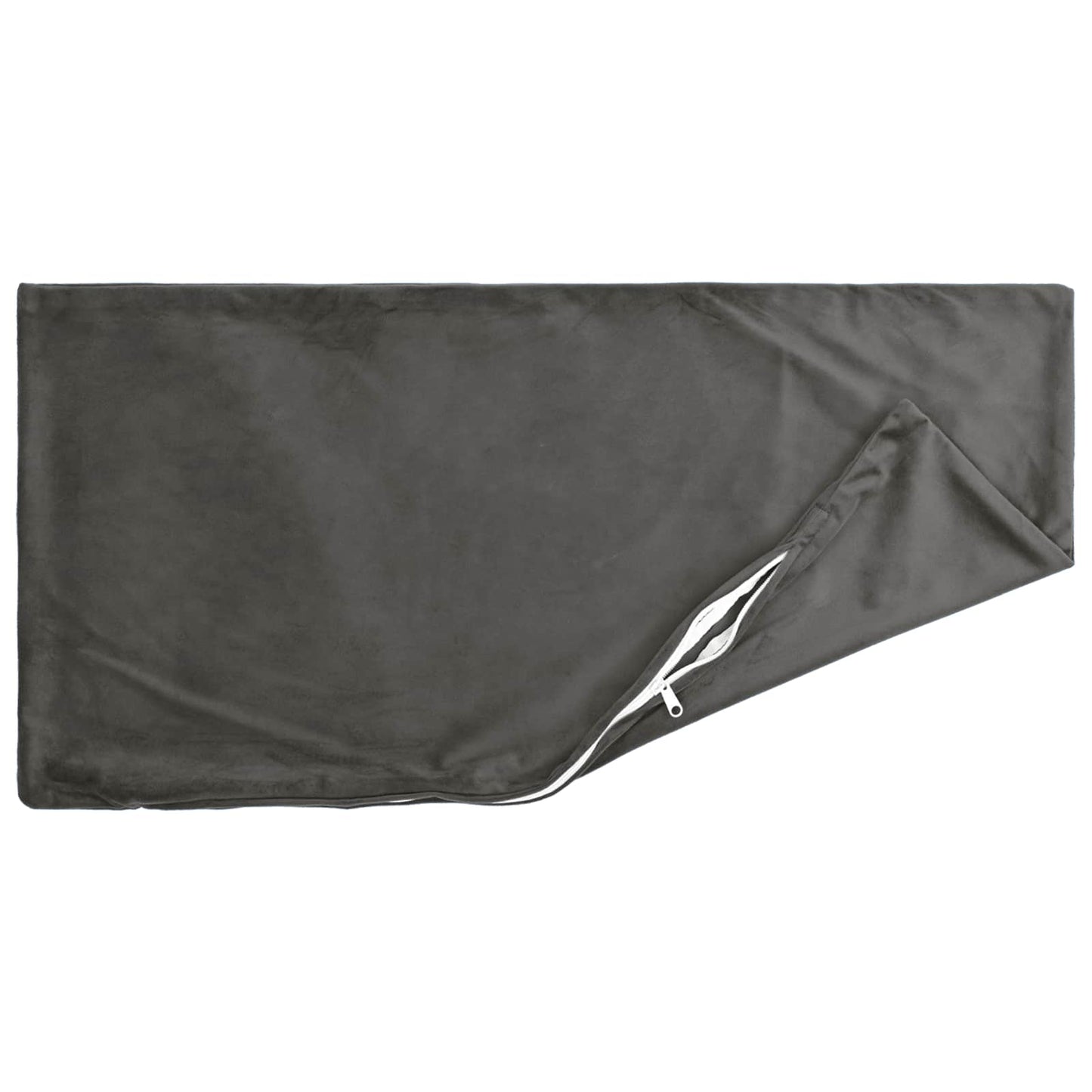 Cushion Cover 6 pcs HEERLEN Dark Grey 50 x 80 cm Velvet