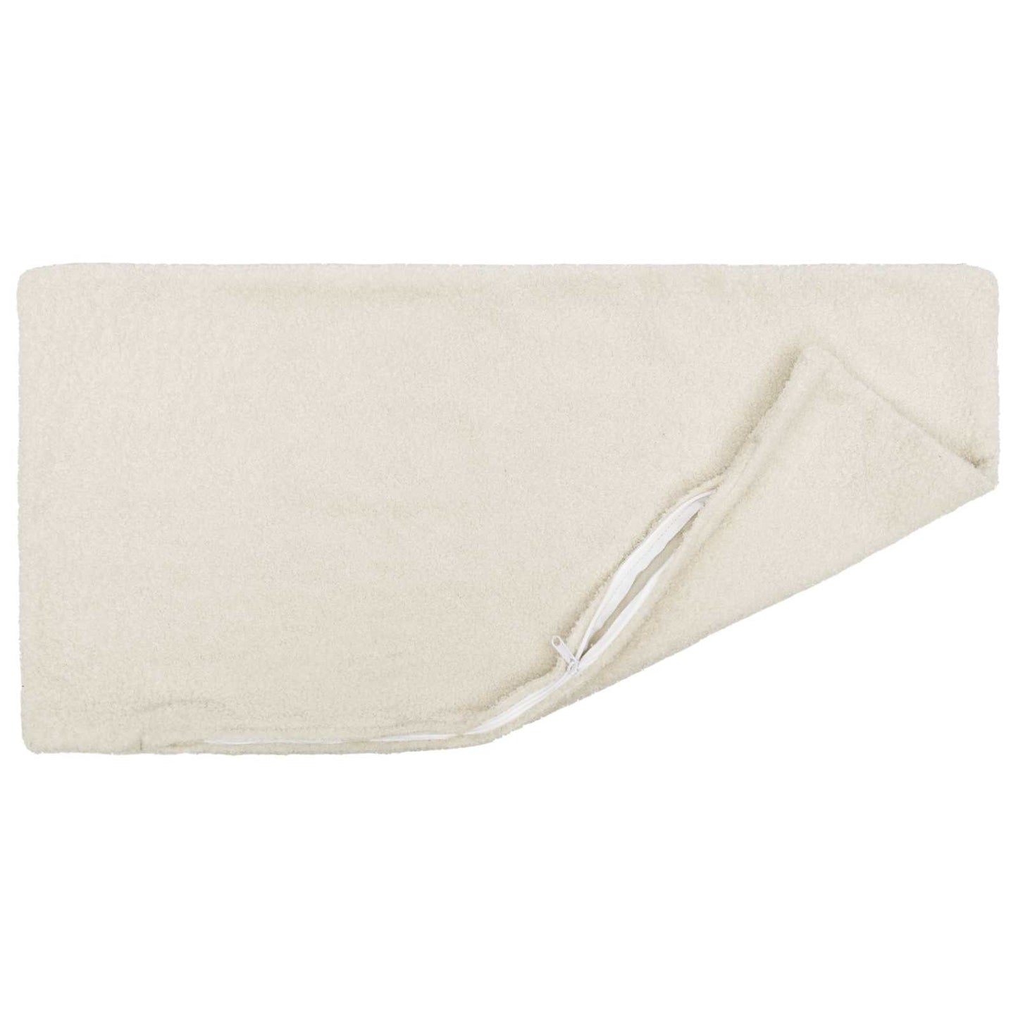 Cushion Cover 6 pcs HEERLEN Cream 50 x 80 cm Bouclé