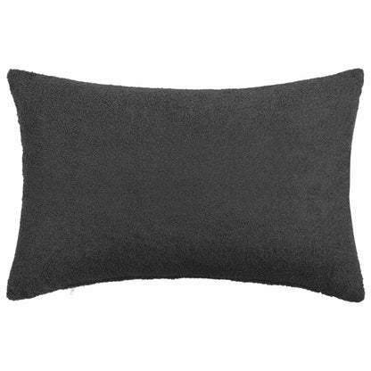 Cushion Cover 6 pcs HEERLEN Dark Grey 50 x 80 cm Bouclé